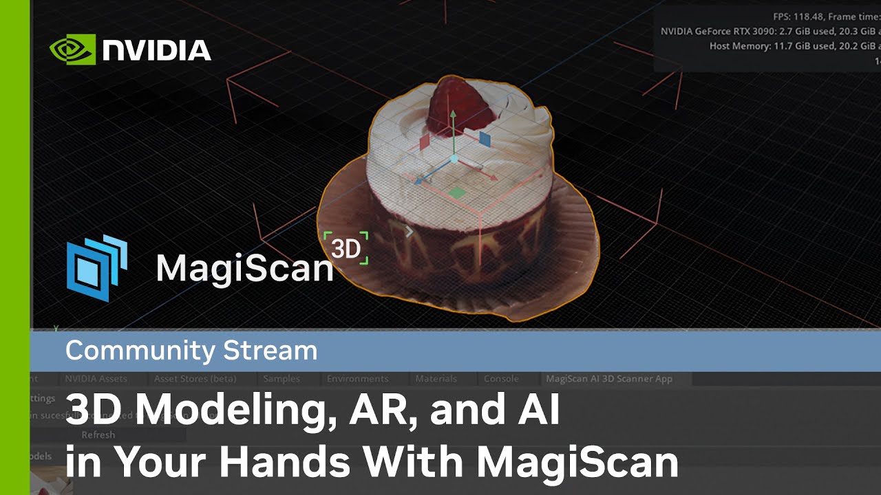 3D-моделирование, дополненная реальность и искусственный интеллект с MagiScan и Omniverse