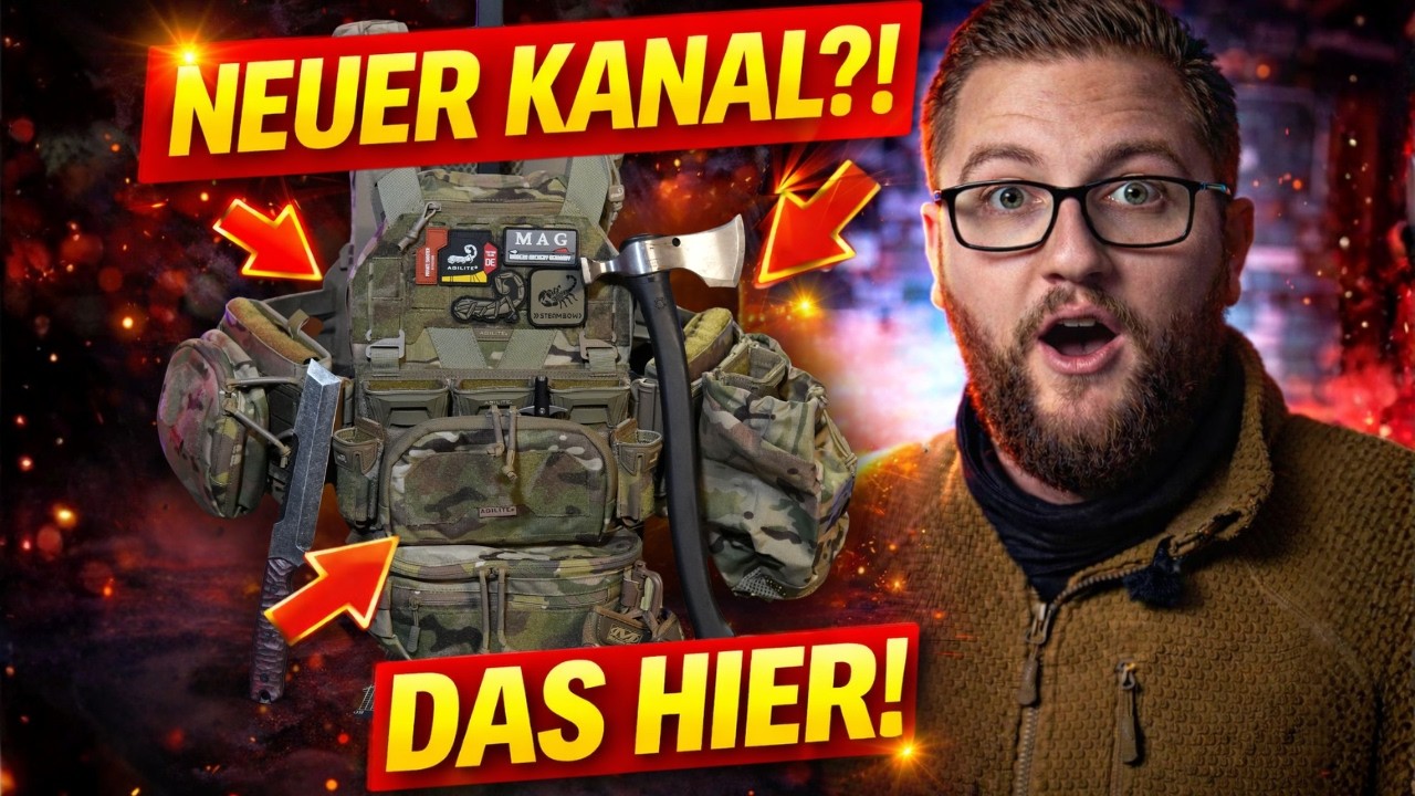 Neuer Kanal! Ehrliche Gear-Reviews, Outdoor & Krisenvorsorge | Maltes Abenteuer-Gear