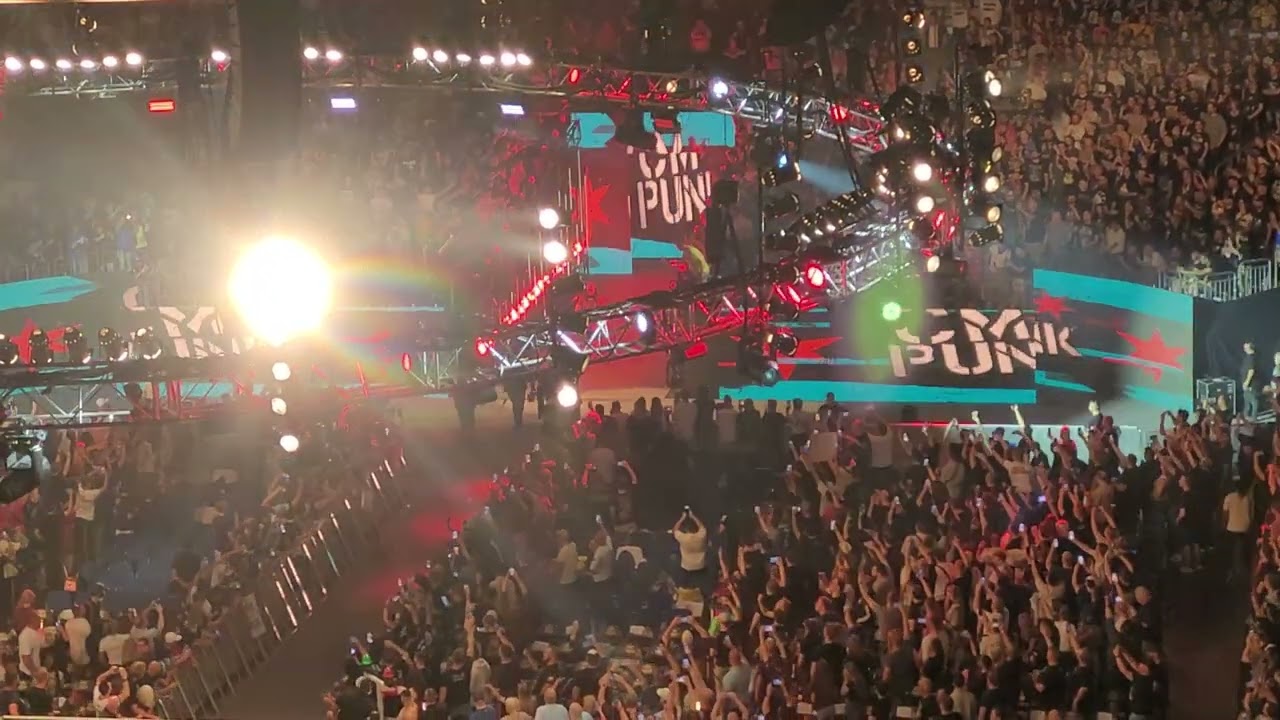 CM Punk entrance Bash in Berlin