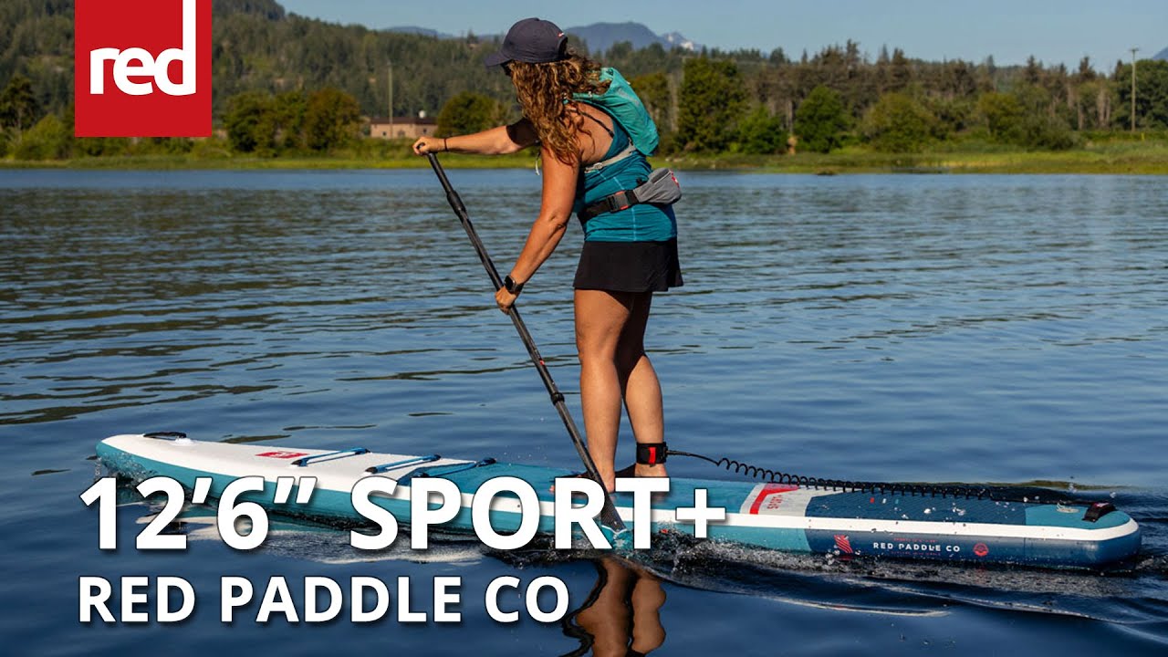 Red Paddle Co 12’6″ Sport+ Inflatable SUP – Speed & Adventure