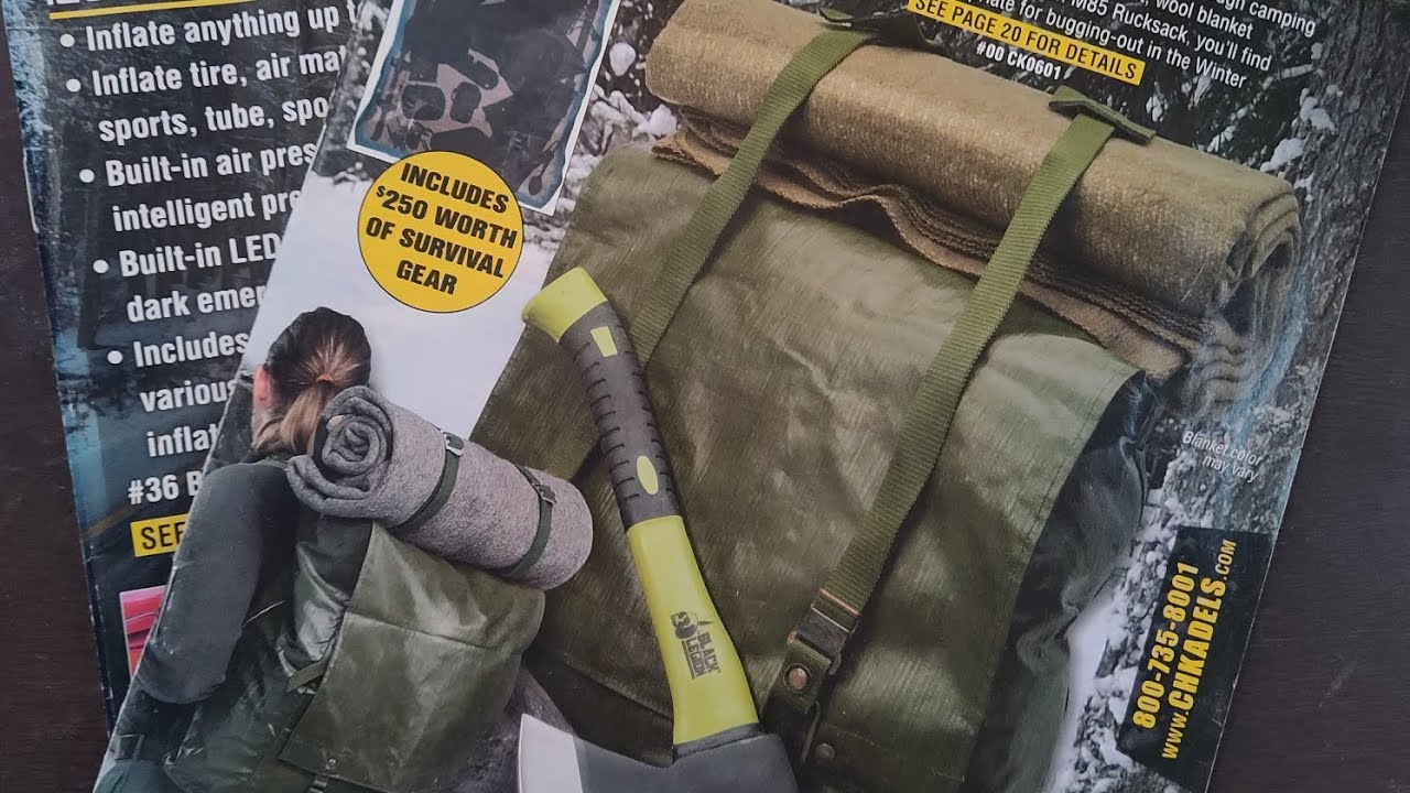 Mystery SHTF Winter Bug Out bag Unboxing