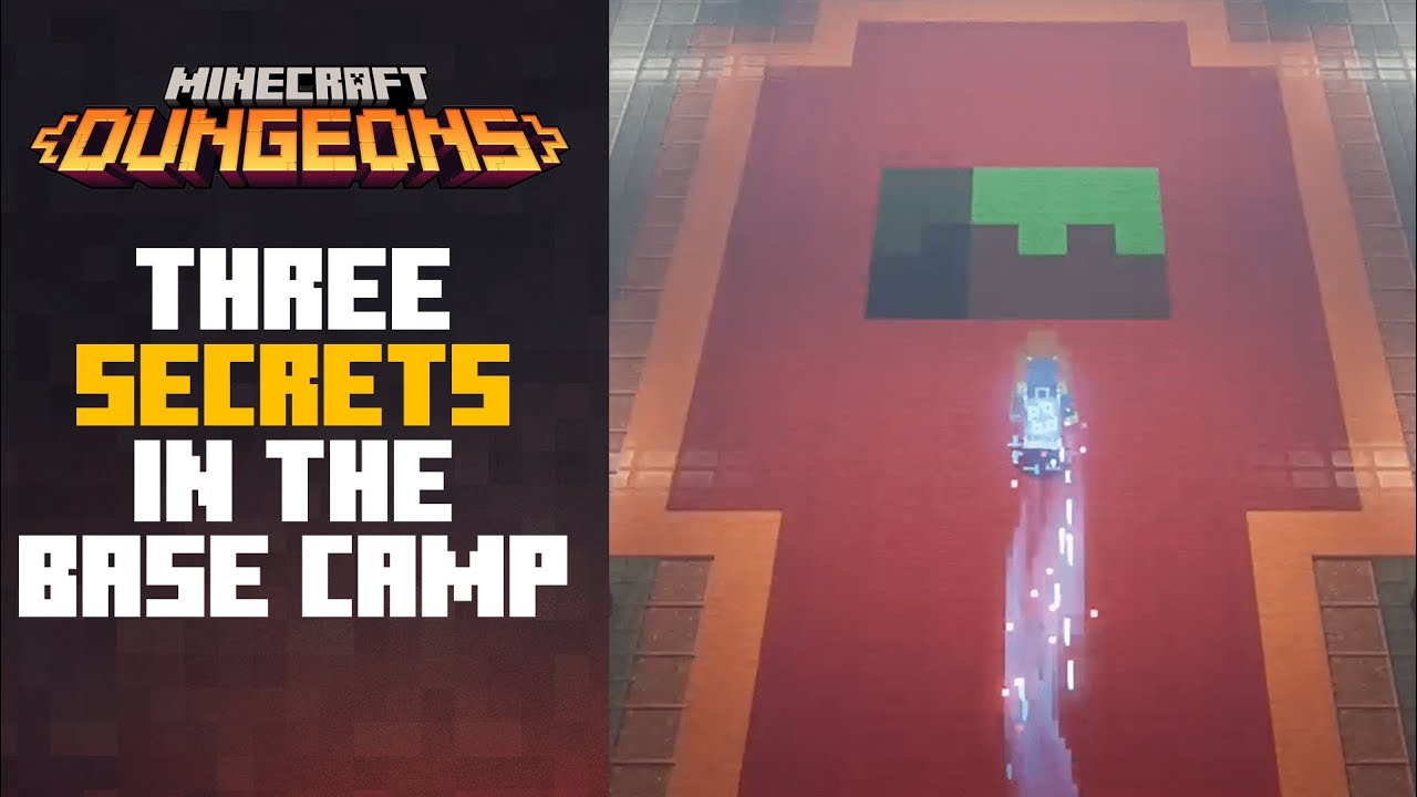 3 Secrets In The Minecraft Dungeons Camp