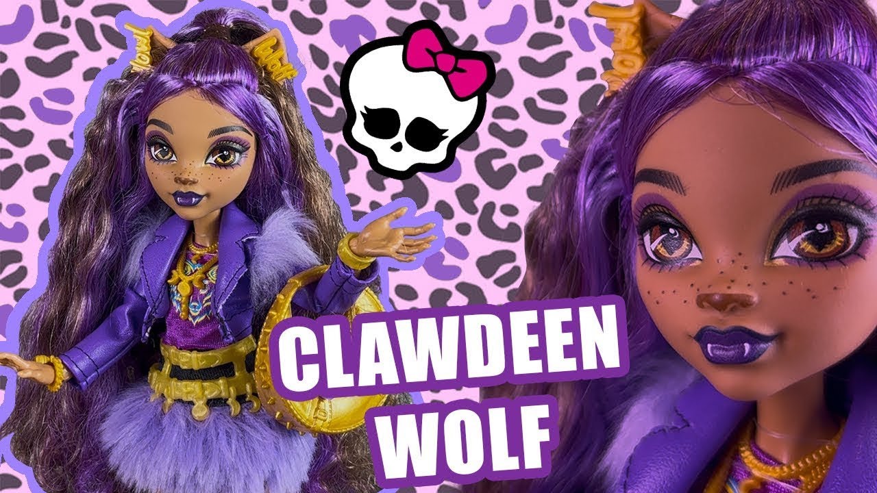 FIERCE! 🤩 | Monster High G3 Core Refresh 2.0 Clawdeen Wolf doll unboxing & review! 🌙💜