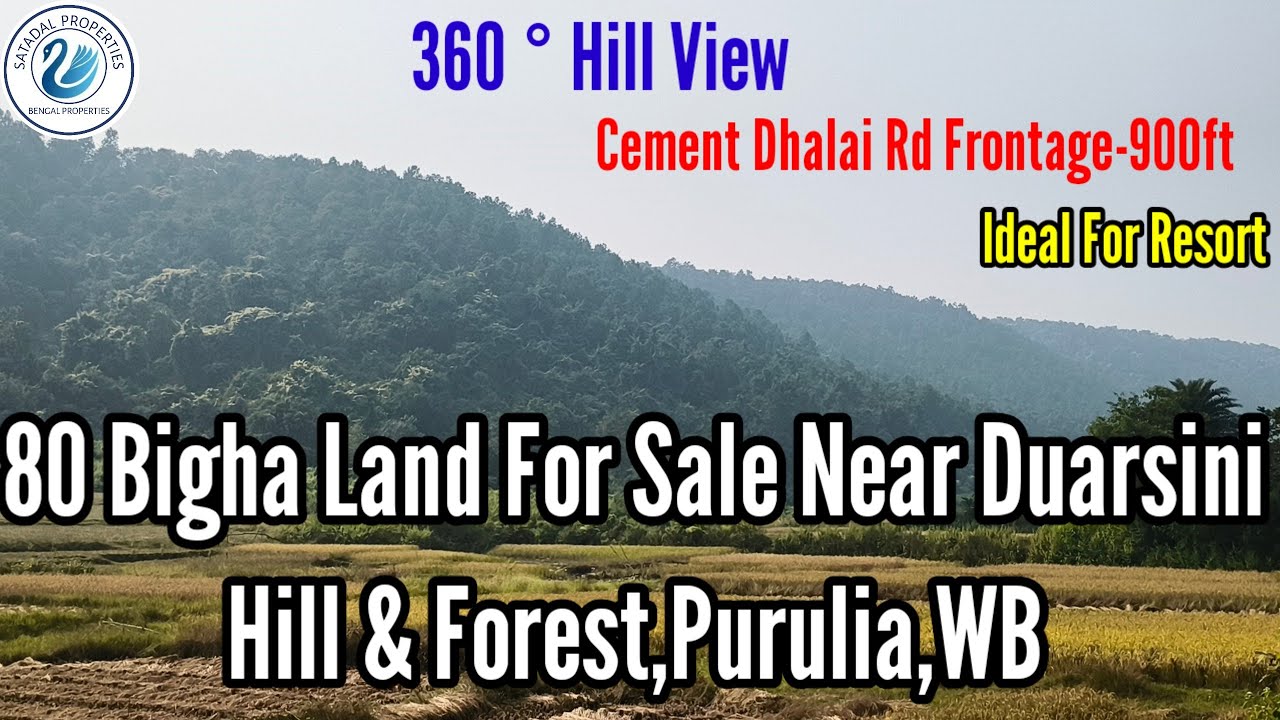 #Duarsinimondir 🙏🏻80 bigha land for sale near Duarsini forest ,Bandwan,Purulia,WB.M-7679452742 🙏🏻
