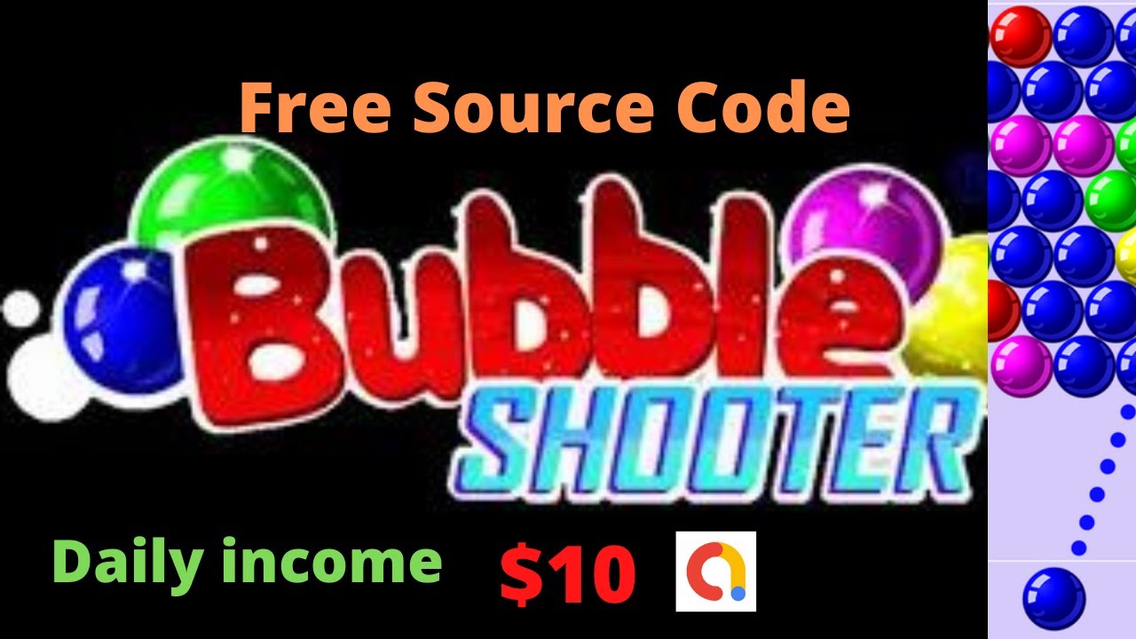 Bubble Shooter App Game Source Code Free + Reskin Tutorial | Free Source Code | Admob ads |