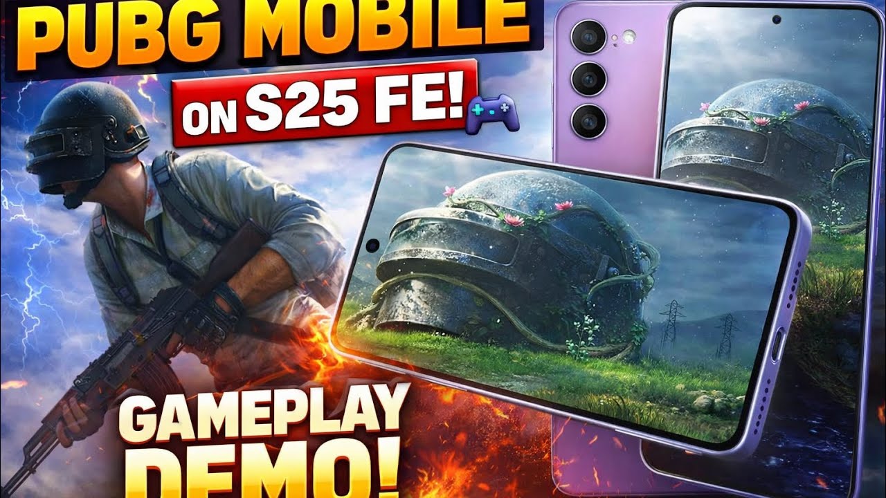S25 FE PUBG Mobile Gameplay - INSANE Performance (2026)