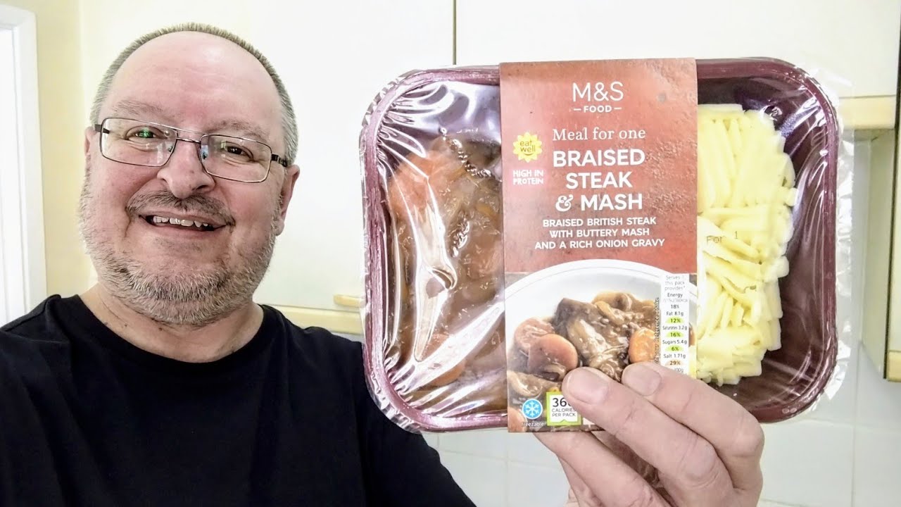 M&S Braised Steak & Mash ~ Traditional Meal For One ~ Food Review