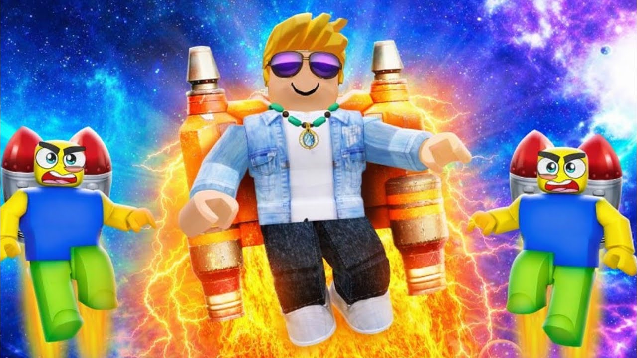 ROBLOX BUT EVERY SECOND +1 JETPACK SPEED TO ESCAPE!
