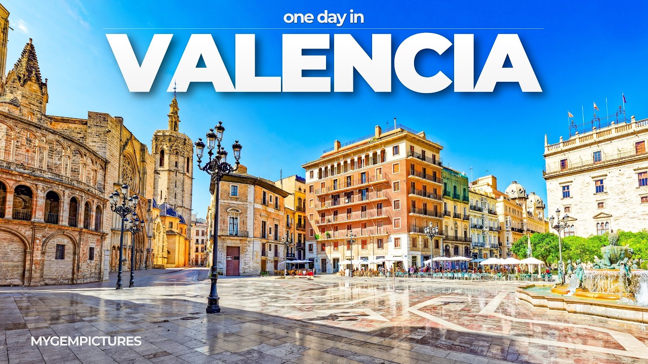 ONE DAY IN VALENCIA (SPAIN) | 4K | An impressive mixture of tradition and modernity