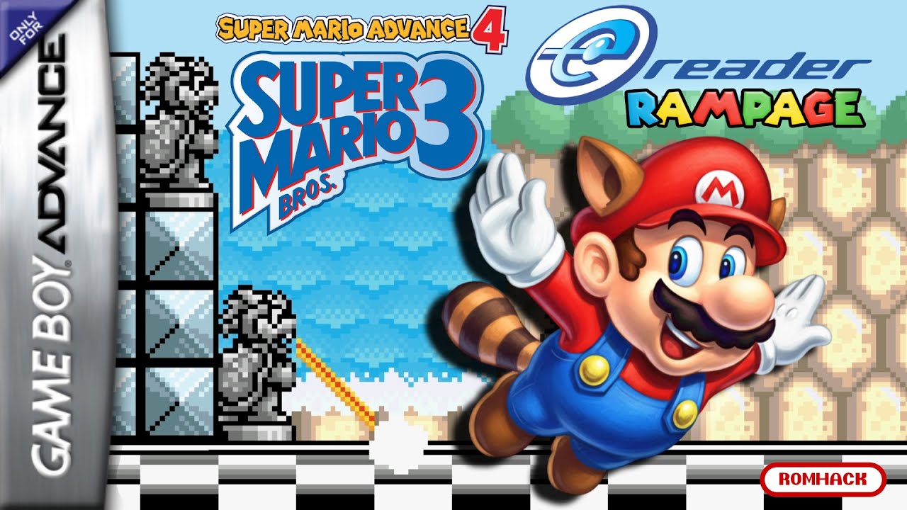 Super Mario Advance 4 E-Reader Rampage [GBA] Fan Made Levels - Romhack