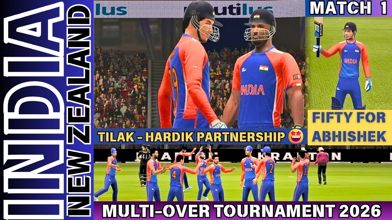 Unbeatable Duo! 🤝 Tilak & Hardik DESTROY NZ 💯 - MATCH 1