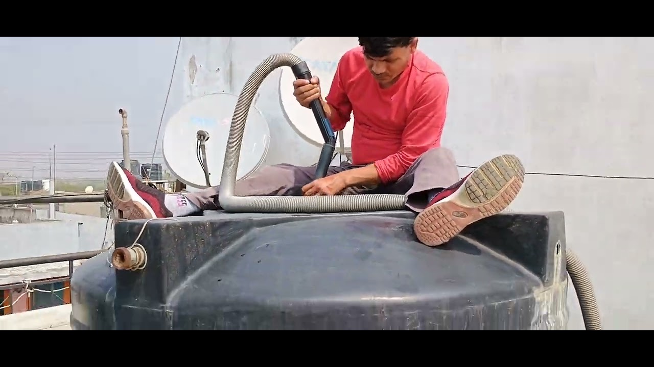 Sintex tank cleaning service without emptying
