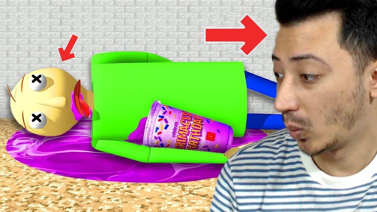BALDİ The GRIMACE SHAKE İÇTİ ÖLDÜ | BALDİ'S BASİCS 😱