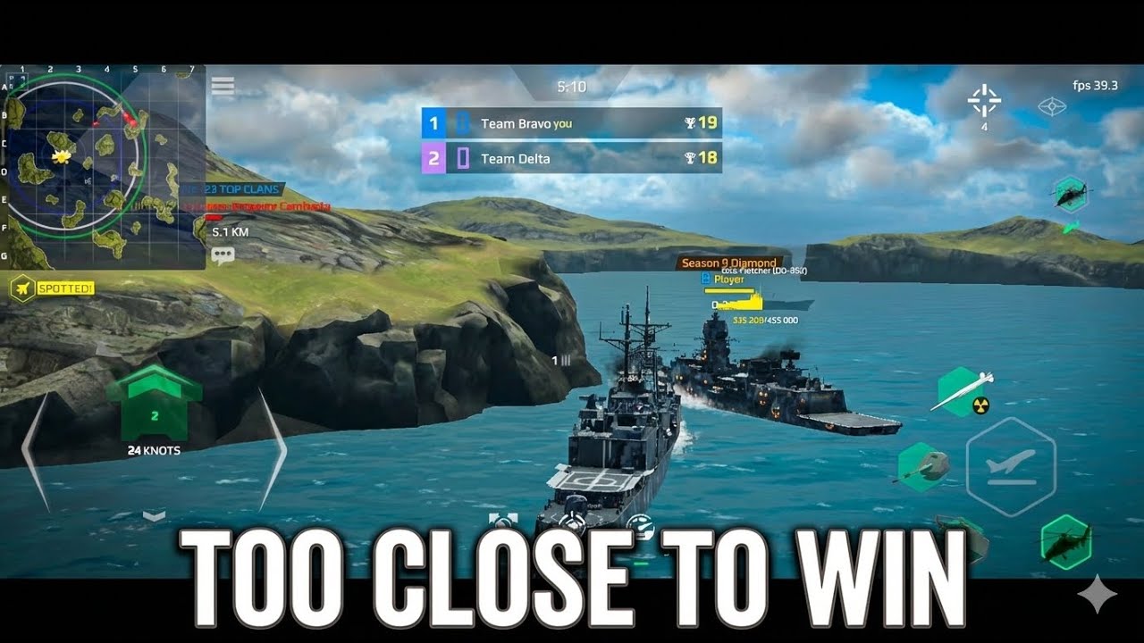 Match was too close but lost 😢 #modernwarships #tandomwars