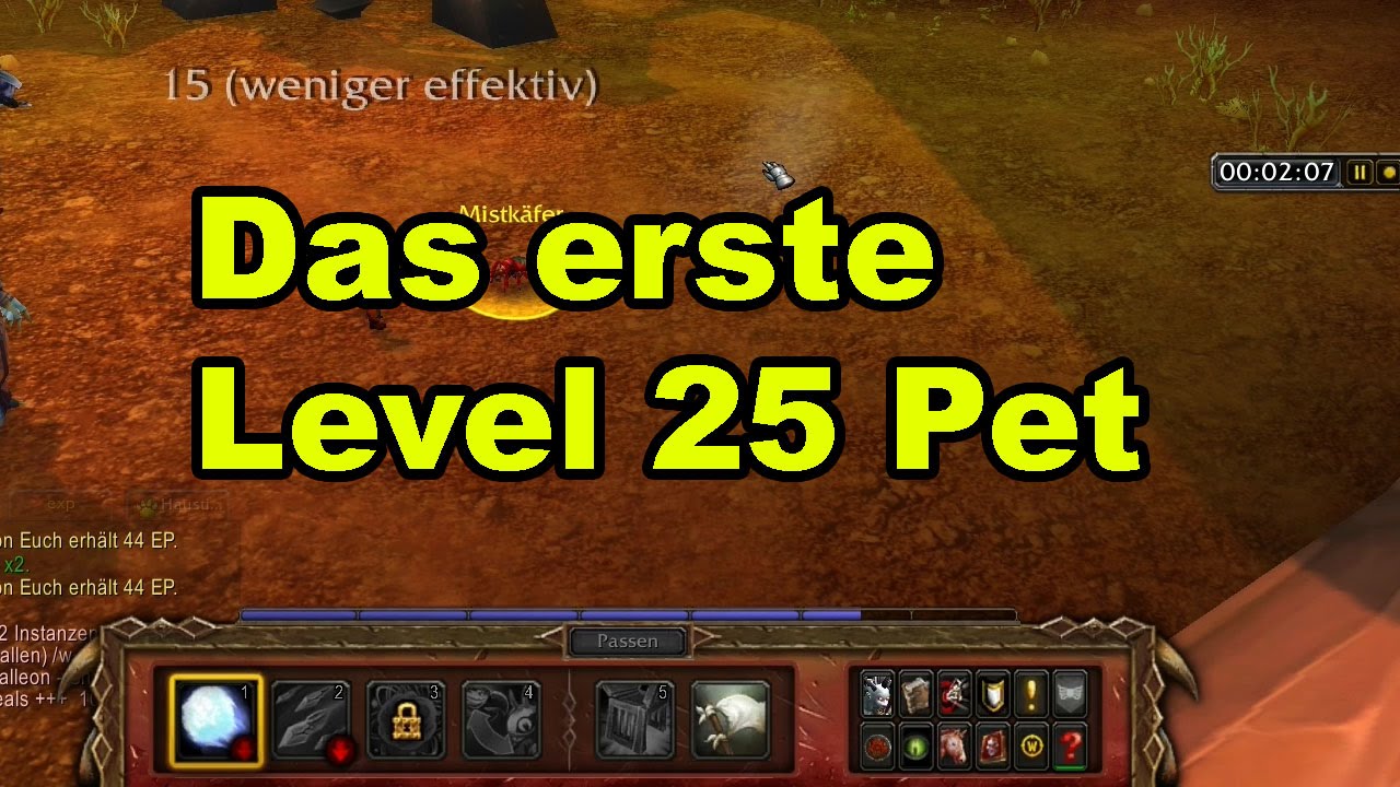 Das erste Stufe 25 Pet