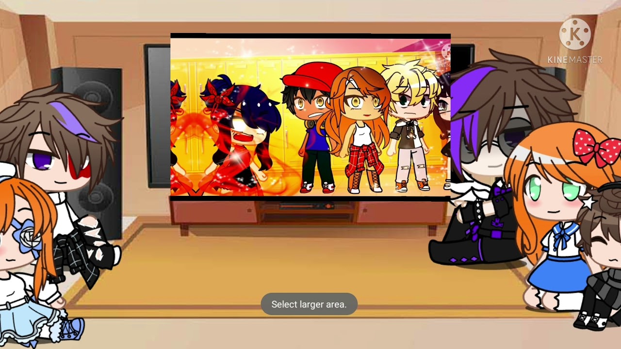 FNAF react to Marinette Scream