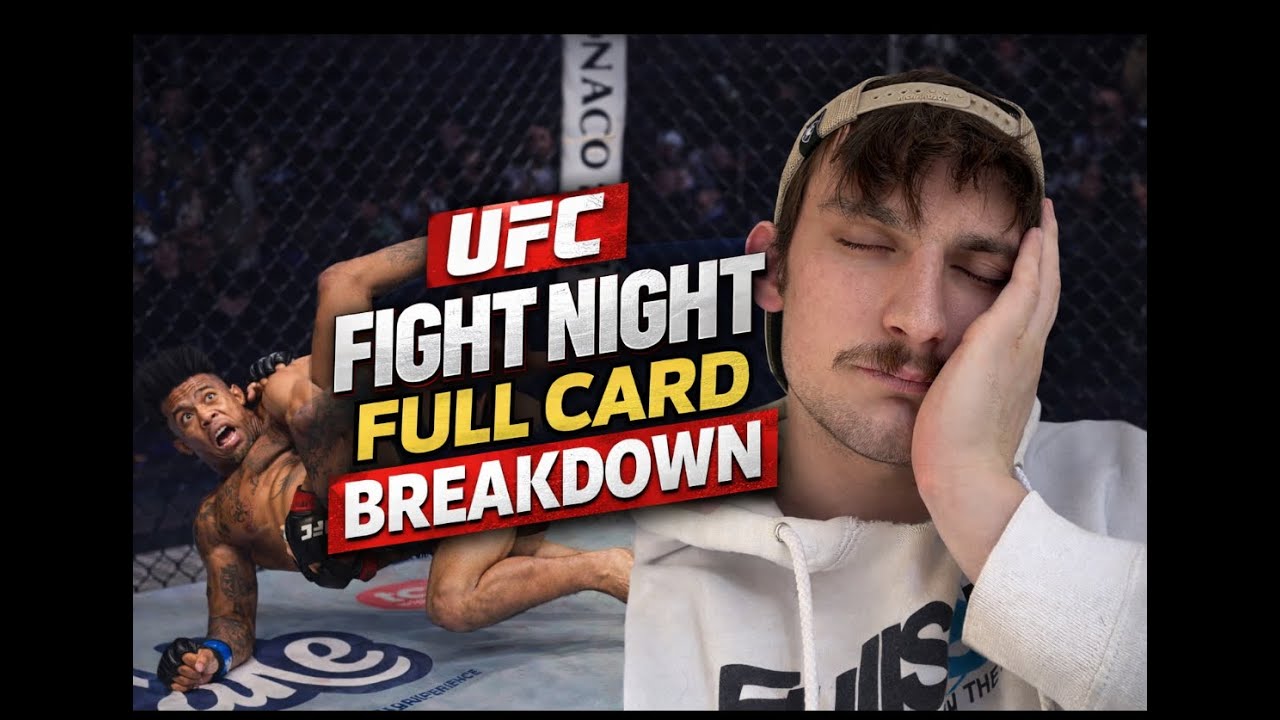 I ALMOST FELL ALSEEP FULL CARD BREAKDOWN OF UFC VEGAS FIGHTNIGHT