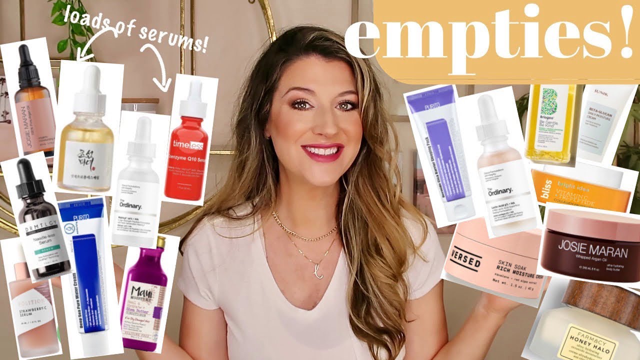 LOADS OF SKINCARE EMPTIES! | LOTS OF WINNERS!