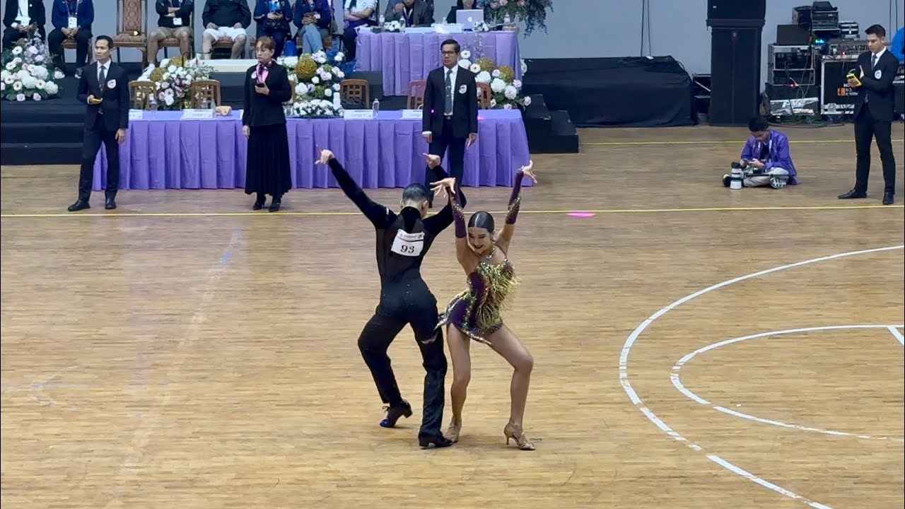 Jive Latin Class B | ฟ้าใส 🥇เหรียญทองลีลาศ | #องครักษ์เกมส์ ครั้งที่ 48