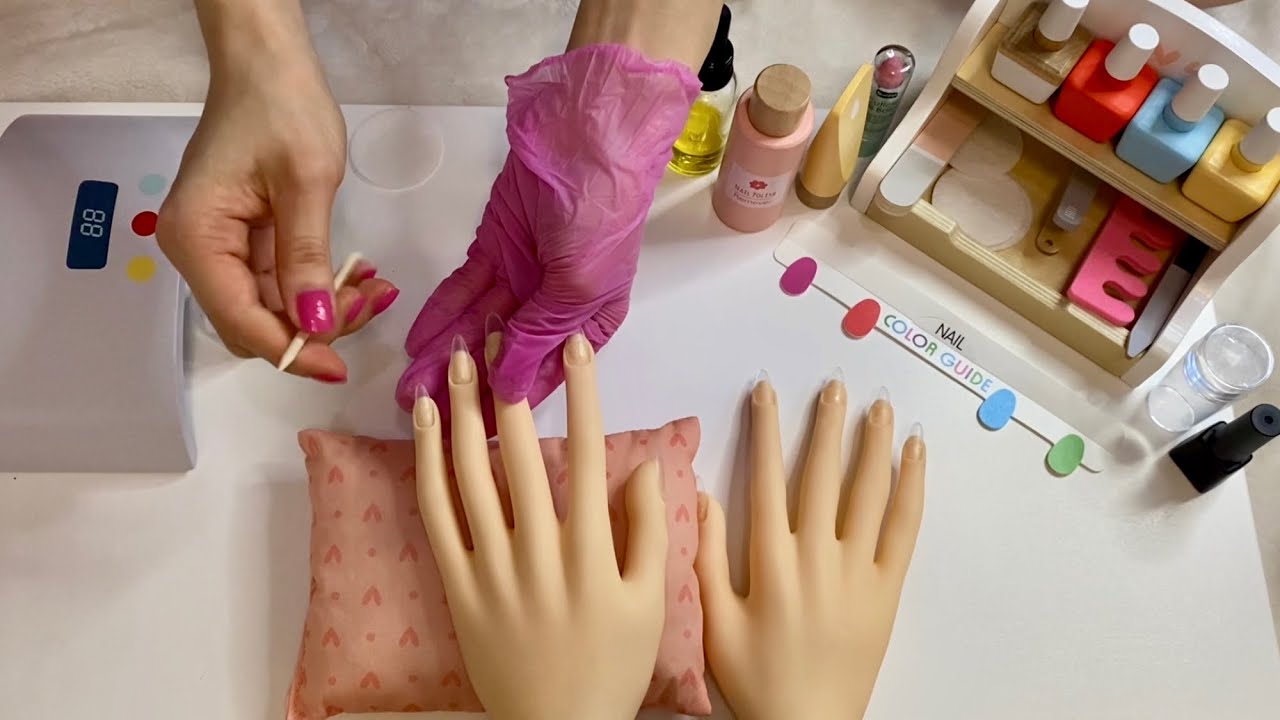 wooden nail salon💅🏻 *realistic* no talking asmr