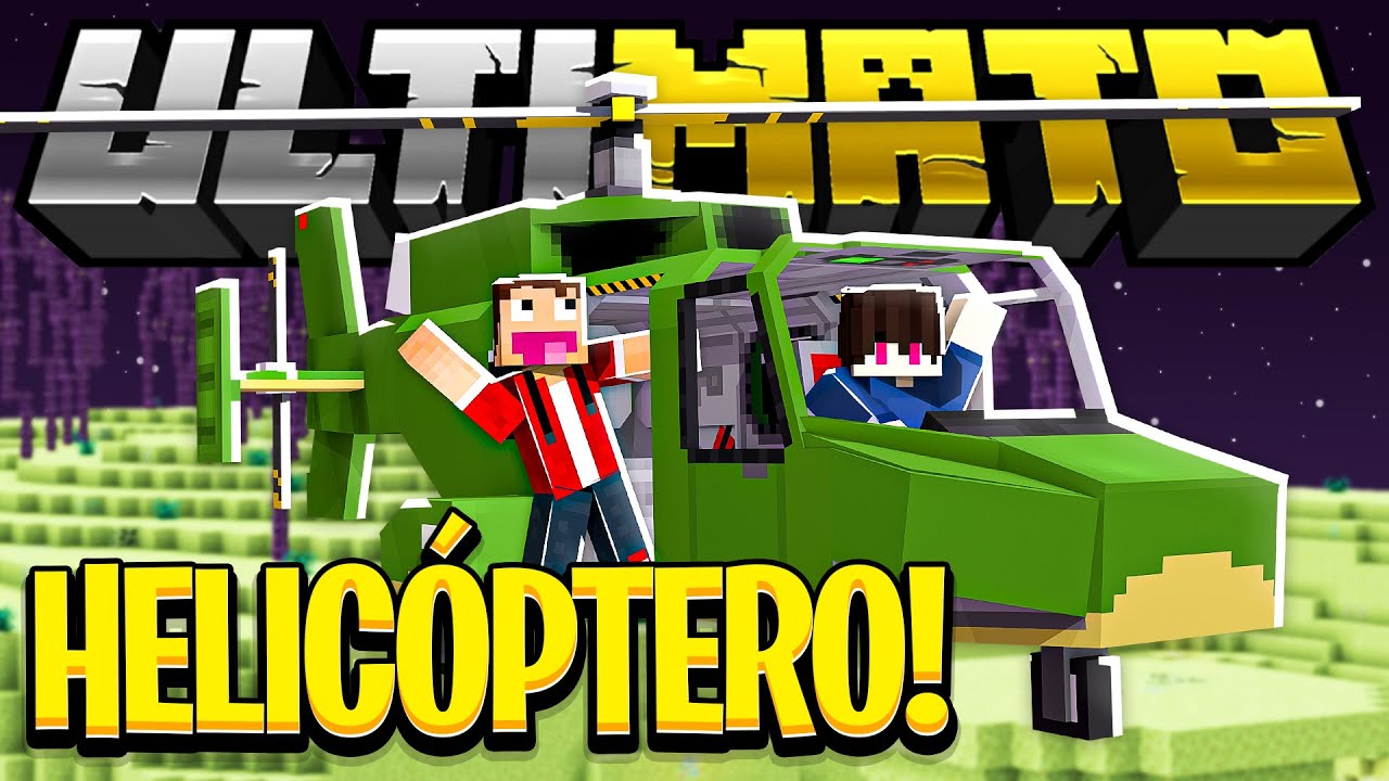 INDO PARA A END CITY DE HELICÓPTERO!!! Minecraft Ultimato #15