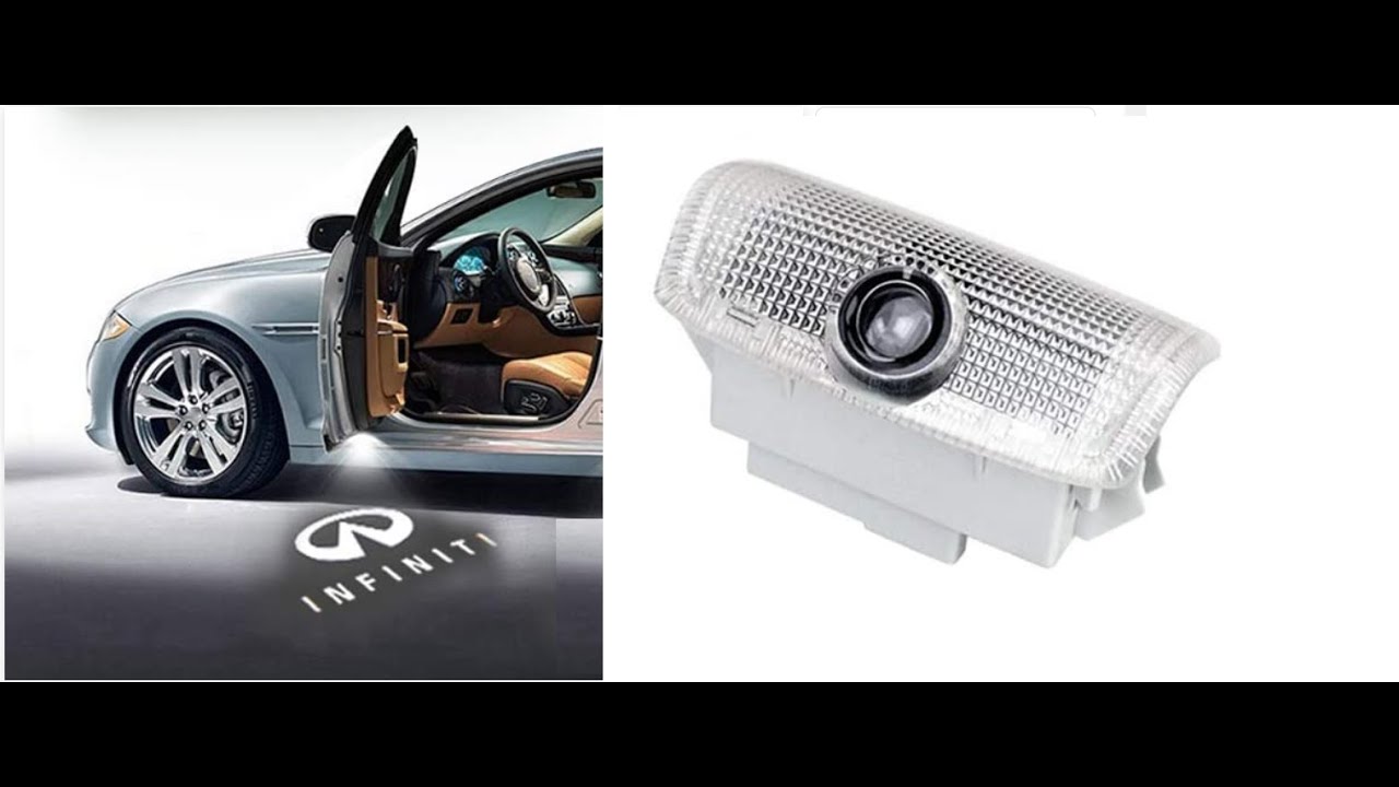 How to Install LED Ghost Shadow Door Light Logo Projector - Infiniti Q50 Q70 Q60 QX50 QX56 QX70 QX80