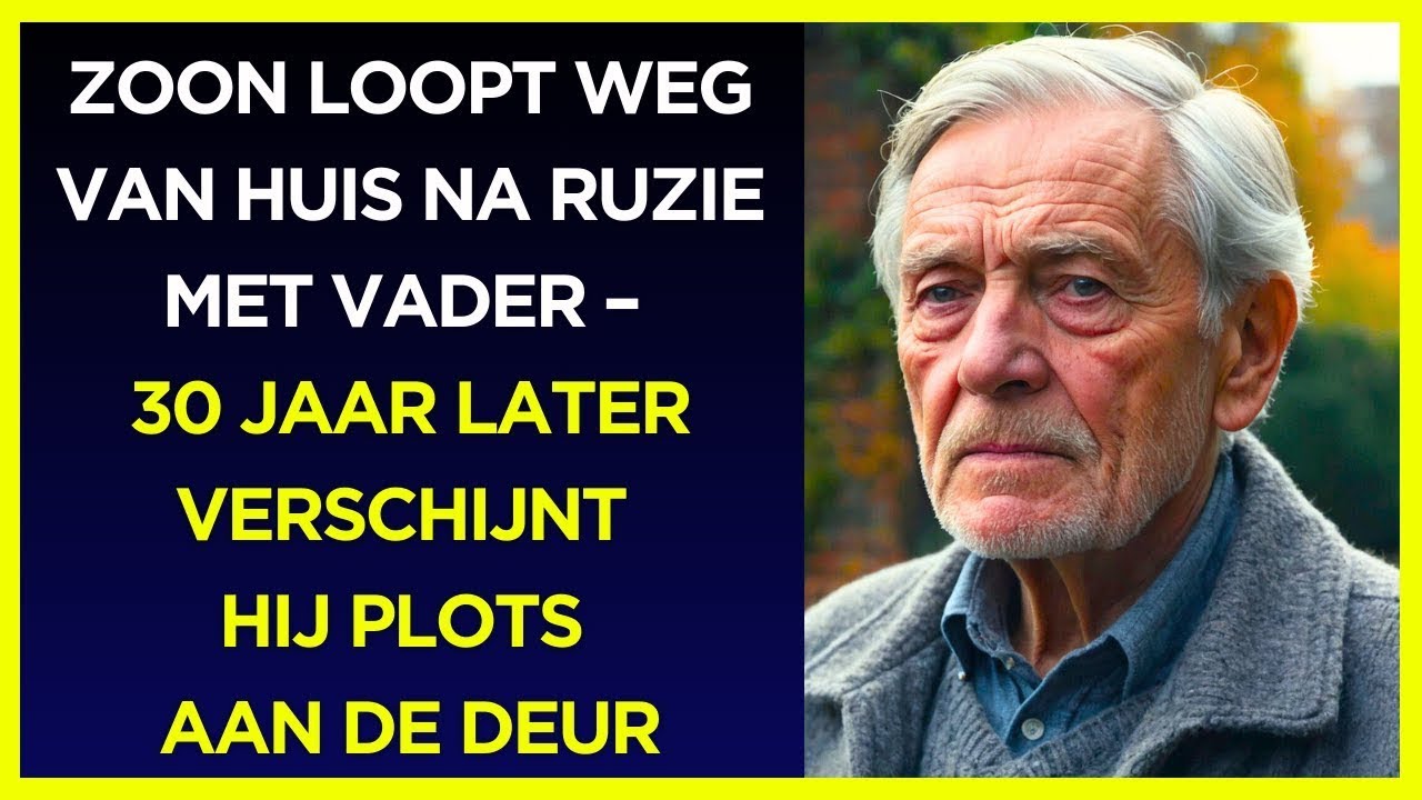 Zoon loopt weg van huis na ruzie met vader – 30 jaar later verschijnt hij plots aan de deur