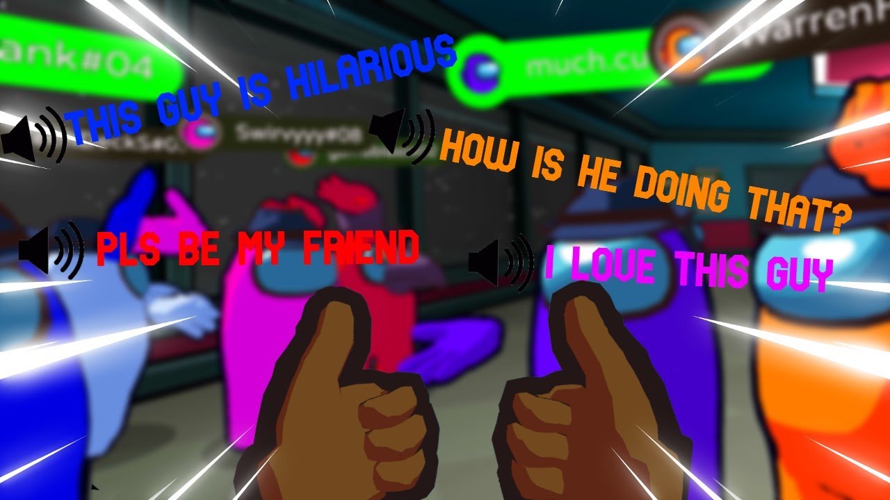 AMONG US VR SOUNDBOARD TROLLING(with hilarious reactions😂)