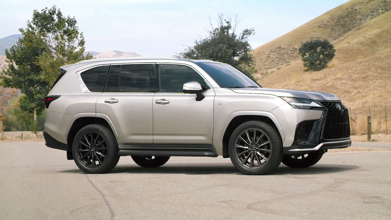 Новый 2022 Lexus LX 600 F Sport - полноразмерный роскошный спортивный внедорожник