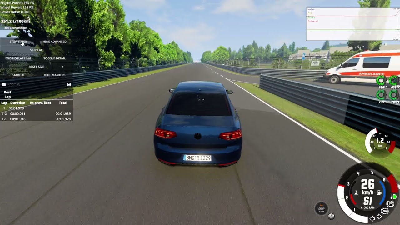 VW Passat - Non Stop Spite of a Crash, 500 PS Stage 2 , Nürburgring