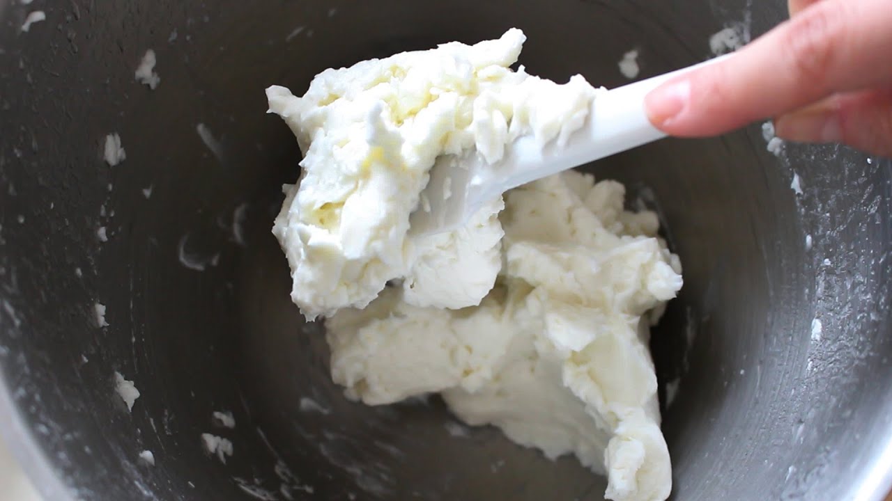 [ENG]Korean style Glossy and Stiff Butter cream 단단하고 투명한 버터크림만들기 (반 개 분량)