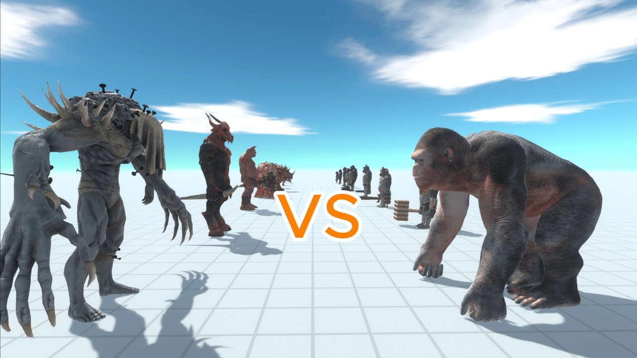 Infernals vs Mutant Primates! - Animal Revolt Battle Simulator