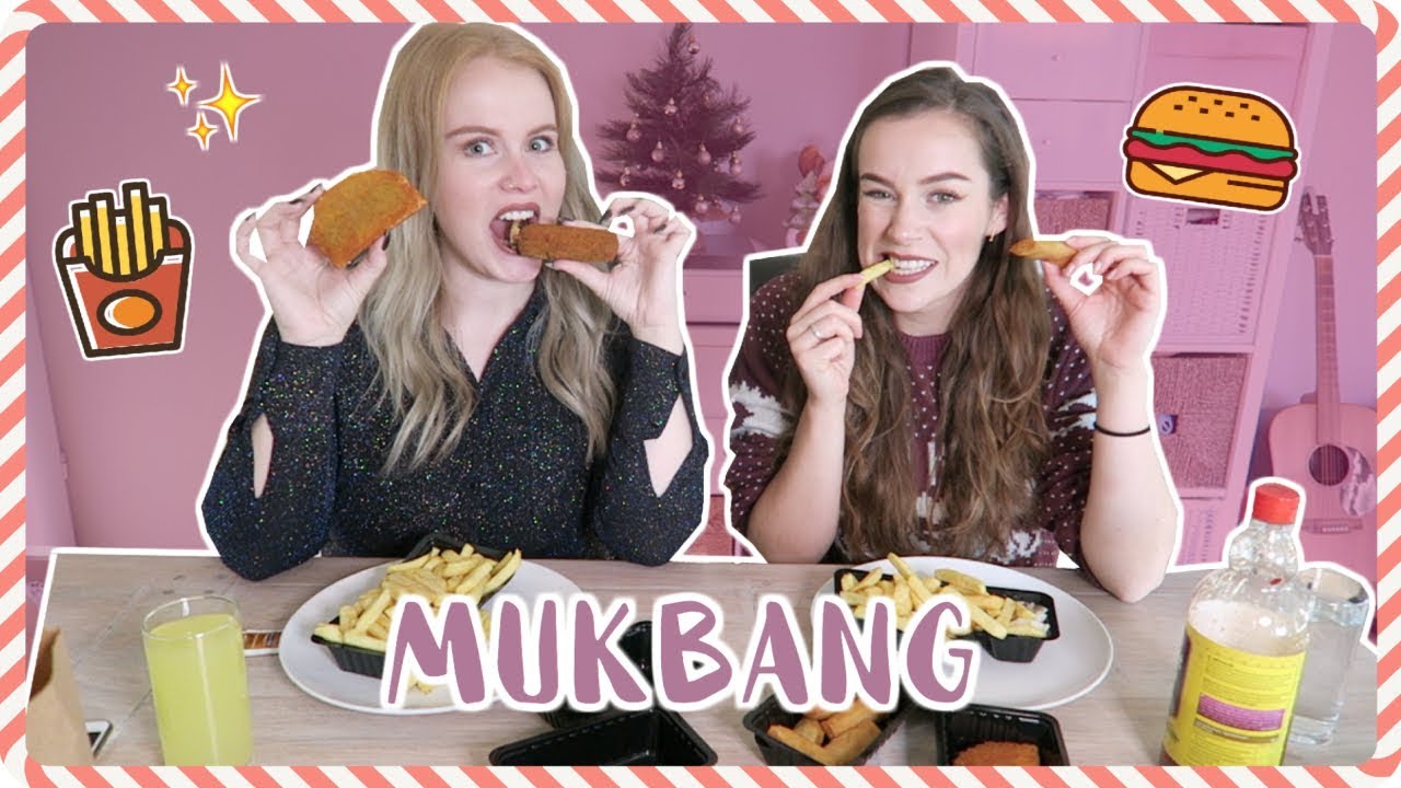 Snackbar MUKBANG met Lottelovesbeauty 🍟🍔 | REBECCA DENISE