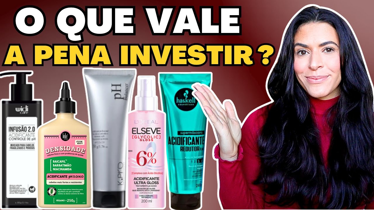 TOP ACIDIFICANTE CAPILAR: Testei tudo e te conto o MELHOR para o seu cabelo!