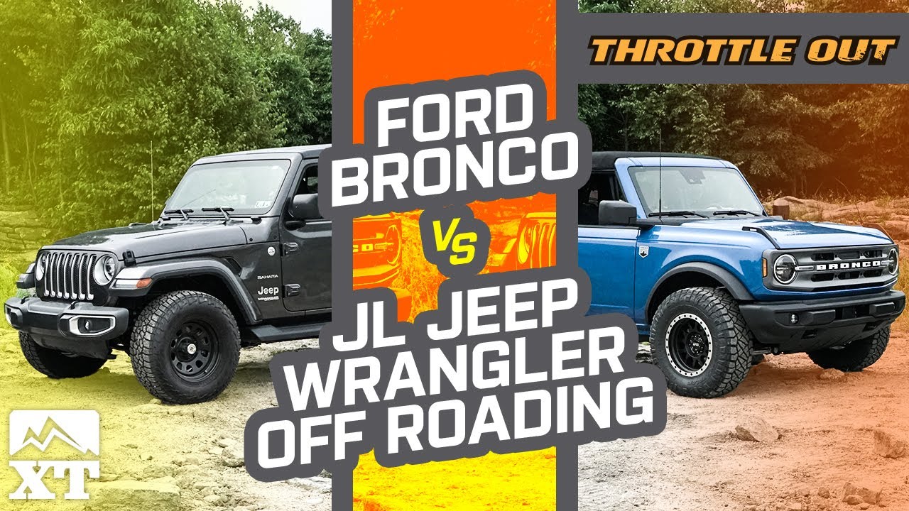 2021 Ford Bronco vs. Jeep Wrangler JL | Off Roading At Rausch Creek - Throttle Out