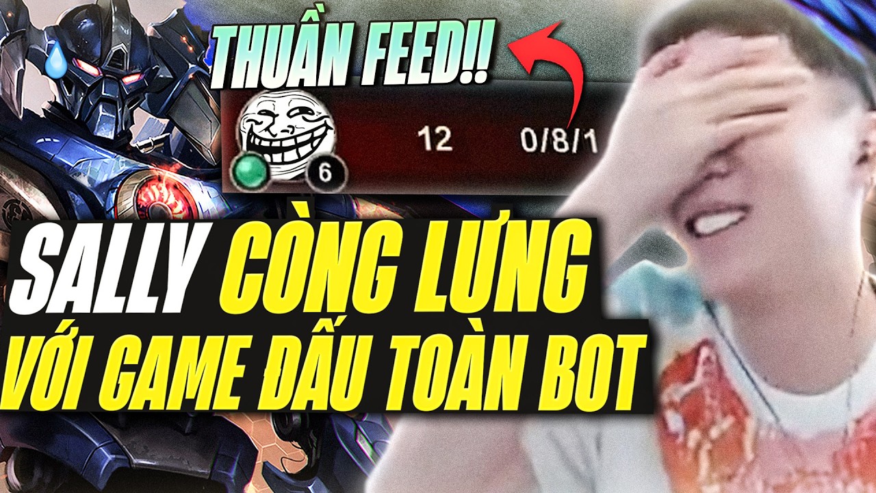 Aatrox 800 AD Của Sally Gặp Đồng Đội Rank Sắt To&agrave;n Bot Phải 1vs9 C&ograve;ng Cả Lưng V&agrave; C&aacute;i Kết