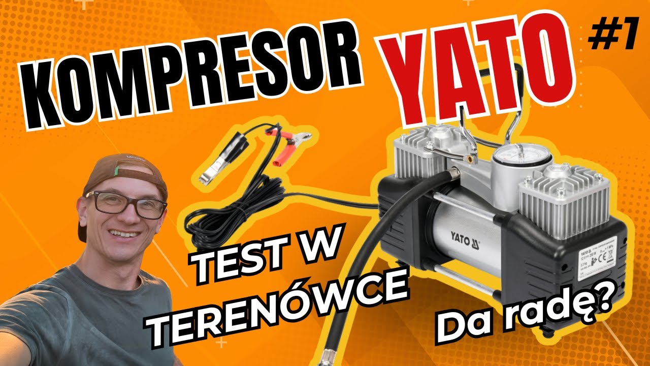 Test kompresora YATO 12V w terenówce | Testy i Prezentacje #1