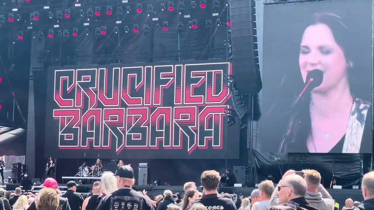 Crucified Barbara - Into the Fire (250607, Sweden Rock Festival)