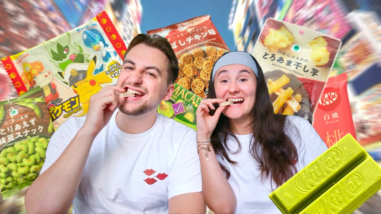 ON TESTE DES SNACK JAPONAIS SURPRENANTS