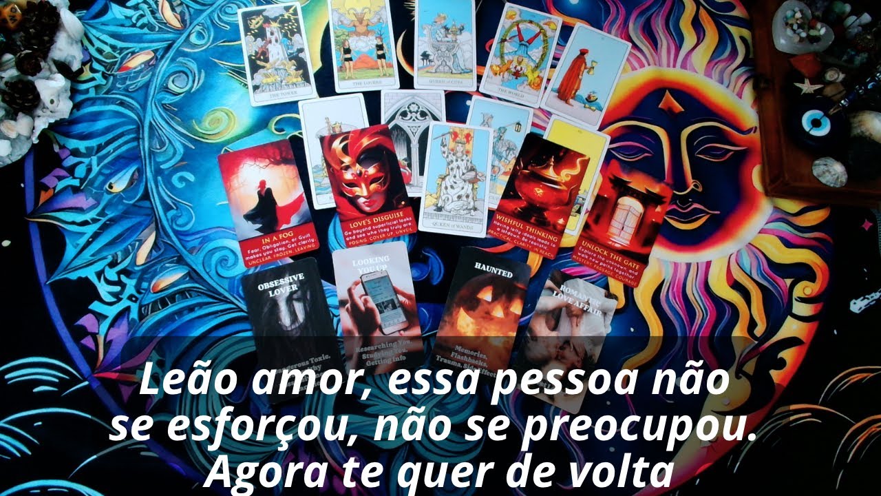 Leão amor, essa pessoa não se esforçou, não  se preocupou. Agora te quer de volta