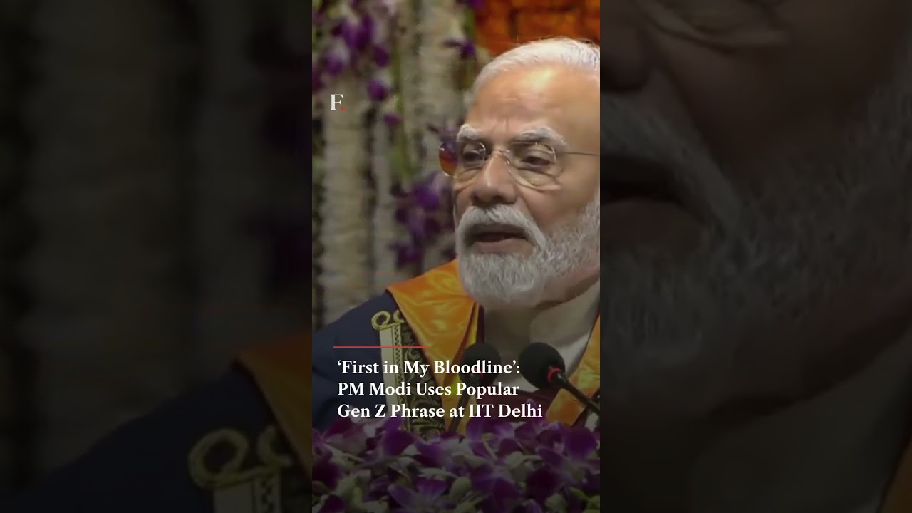&lsquo;First in My Bloodline&rsquo;: PM Modi Uses Popular Gen Z Phrase at IIT Delhi Convocation | Firstpost News