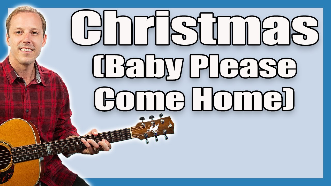 Christmas (Baby Please Come Home) Darlene Love Guitar Lesson + Tutorial