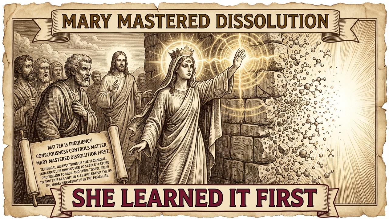 Jesus Taught Mary Magdalene The Dissolution of Matter — She Mastered It First
