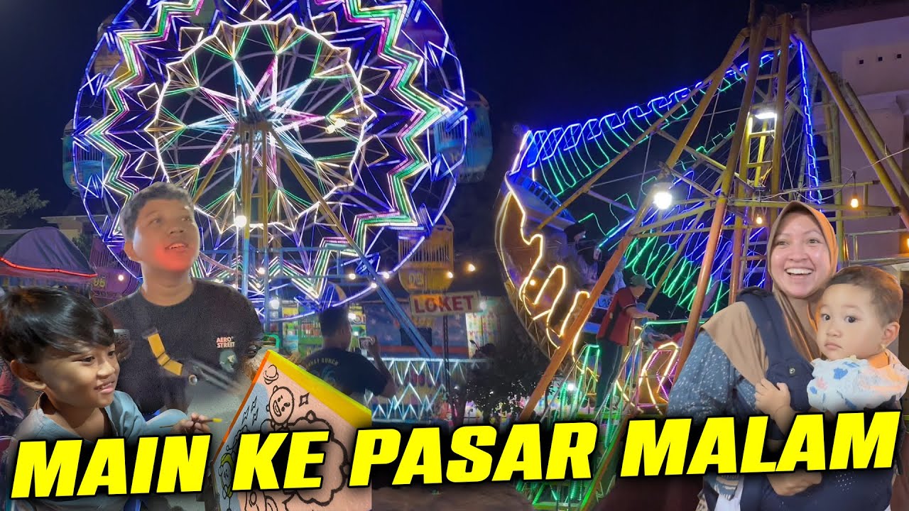 SINOK DAN KAK DITDIM MAIN KE PASAR MALAM!!