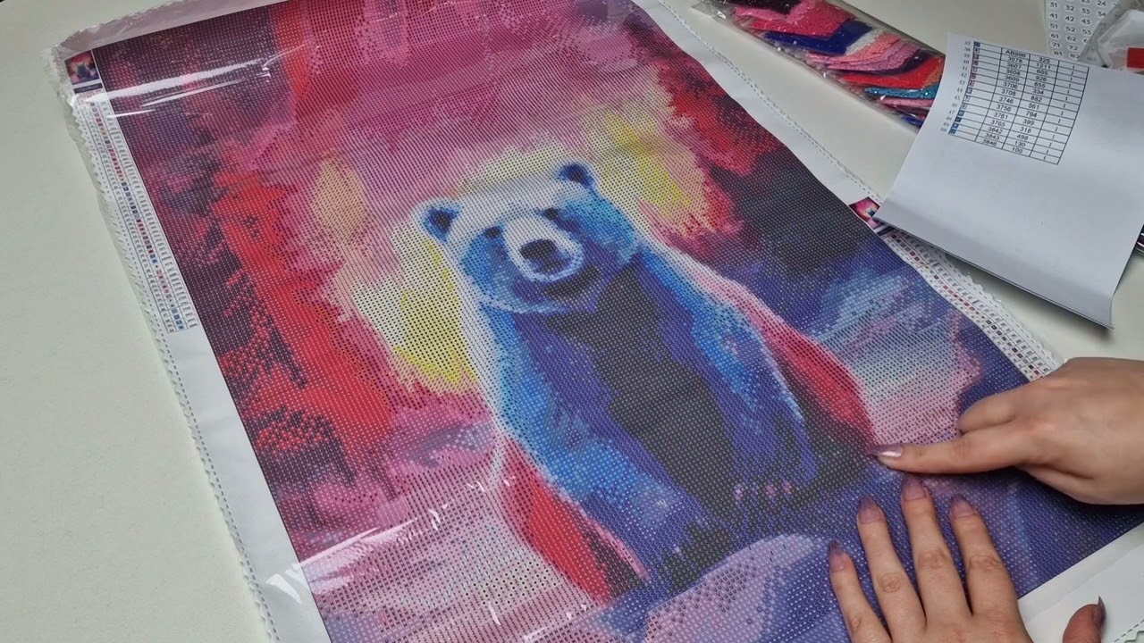 Der Polarbär! Neues Diamond Painting Bild in meinem Shop! | Shiny Diamond Painting