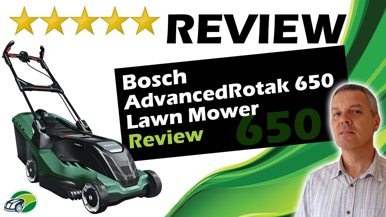 Bosch AdvancedRotak 650 Review - Ergo-Flex Electric Lawn Mower