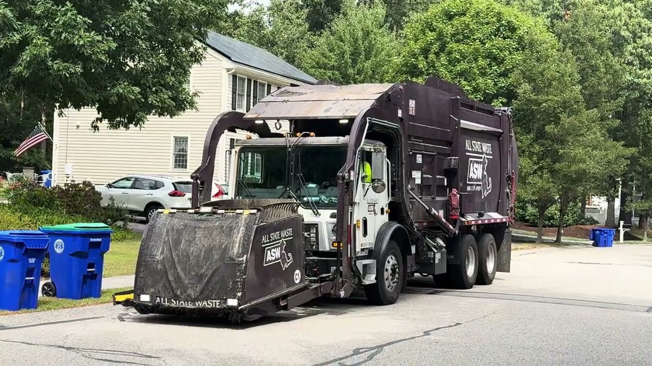 All State Waste 108 ~ Mack MRU McNeilus Atlantic Curotto Can Front Loader