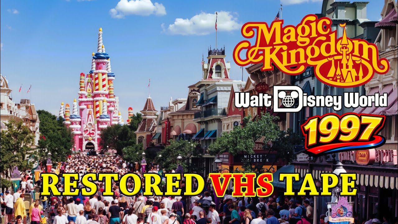 Restored Disney World VHS Tape: Visiting Magic Kingdom | September 1997 (HD 60FPS)