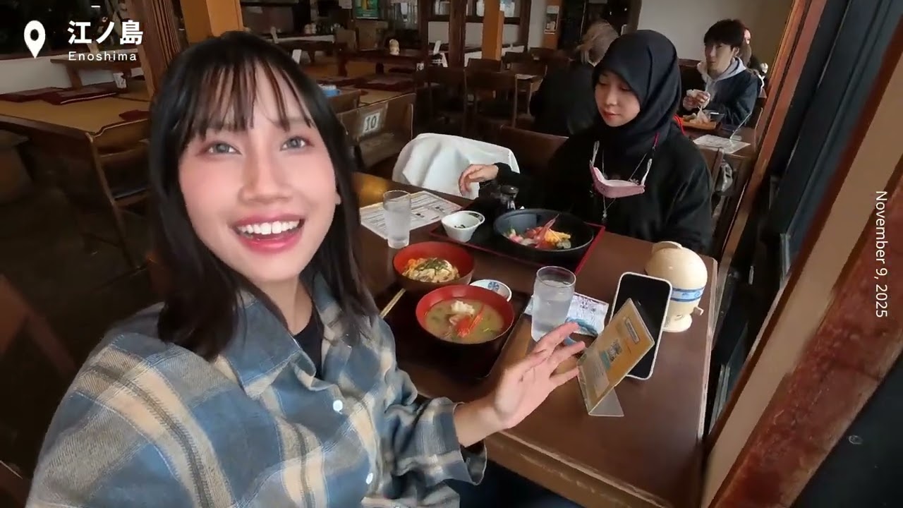 getting lunch in enoshima 江ノ島🐟