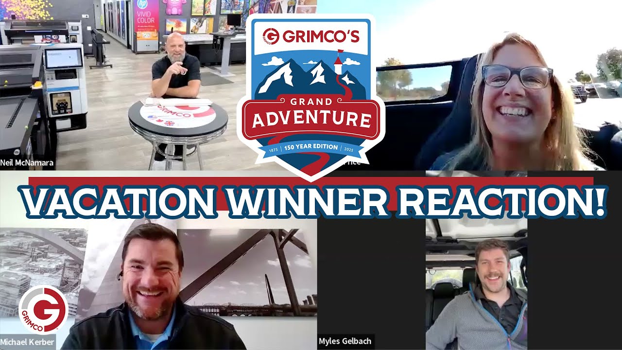 Реакция победителя «Grimco's Grand Adventure Vacation»! 🎉